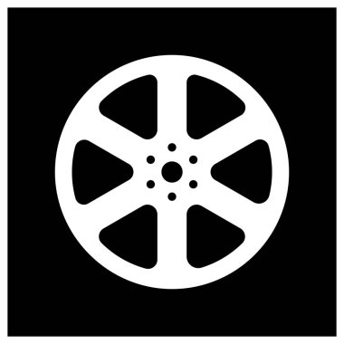 car rim icon vector illustration logo design