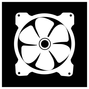 fan simgesi vektör illüstrasyon tasarımı