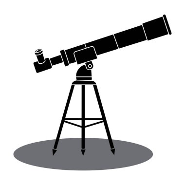 Teleskop illüstrasyon element tasarımı