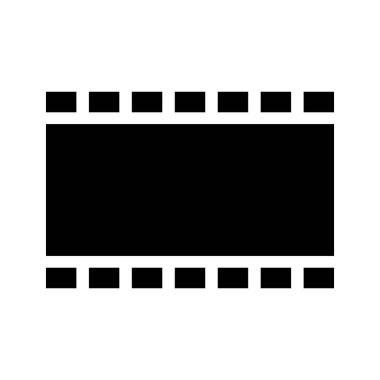 Film çekimi simgesi çizimi