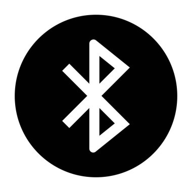 Bluetooth simge vektör çizimi tasarımı