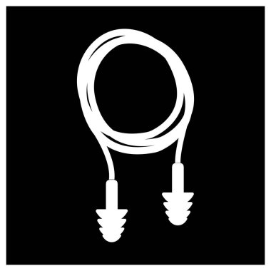 Kulaklık simgesi vektör illüstrasyon tasarımı