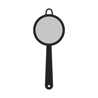 çay süzgeci ikon vektör çizimi tasarımı