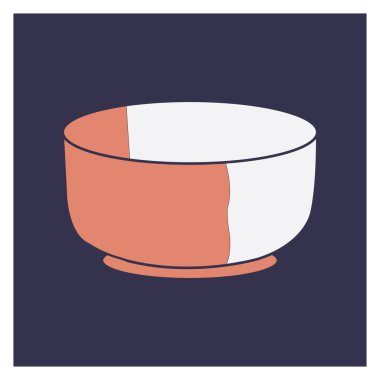 minimalist kase vektör illüstrasyon tasarımı