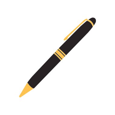 dolmakalem ikonu vektör illüstrasyon sembolü tasarımı