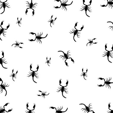 Scorpion vektör arkaplan çizimi tasarımı