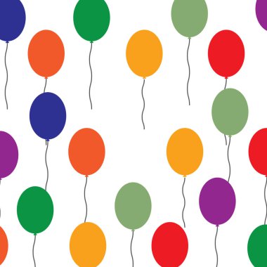Balon arkaplan vektör illüstrasyon tasarımı