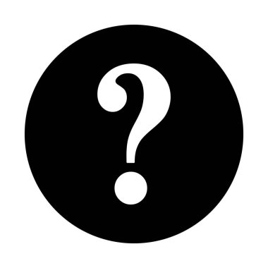 SORUŞTURMA İKONU VECTOR İSTİYONU SİYBOL DESİGN.