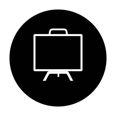 beyaz tahta simge vektör illüstrasyon tasarımı