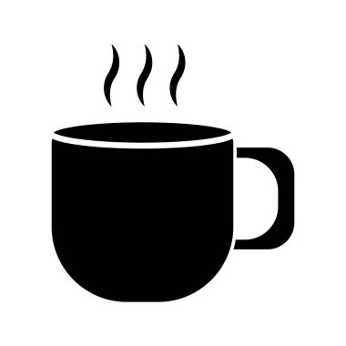 kahve fincanı ikonu vektör çizimi tasarımı