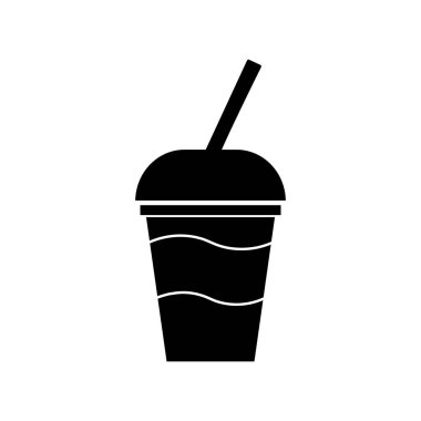 meyve suyu cam ikonu vektör illüstrasyon tasarımı