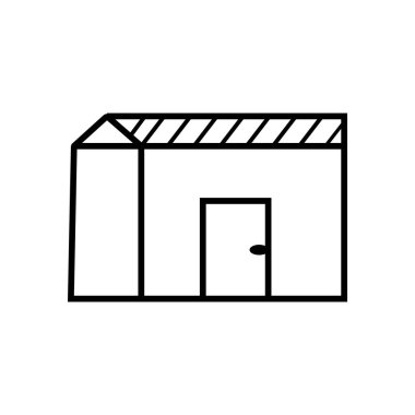 ev simgesi vektör illüstrasyon tasarımı