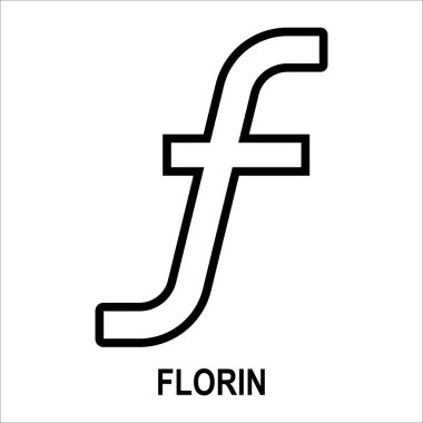 Aruba Florin para birimi sembolü tasarımı