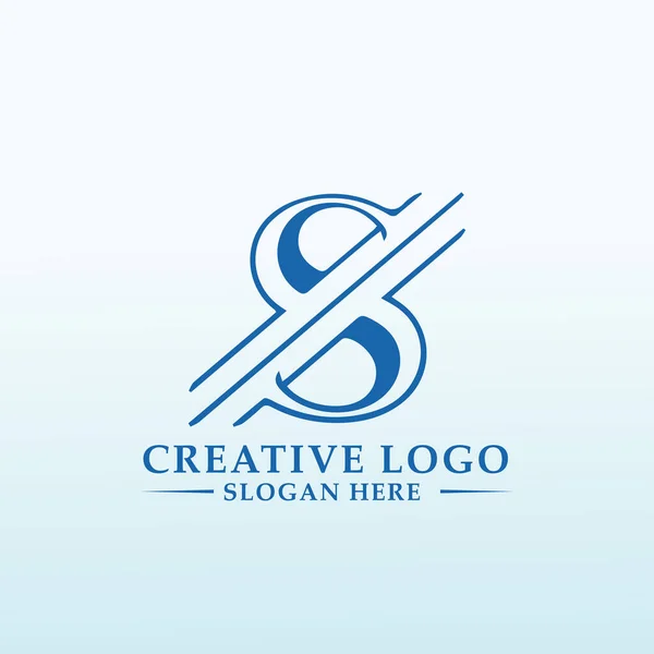 Carta Financeiro Procura Logotipo Empresa —  Vetores de Stock