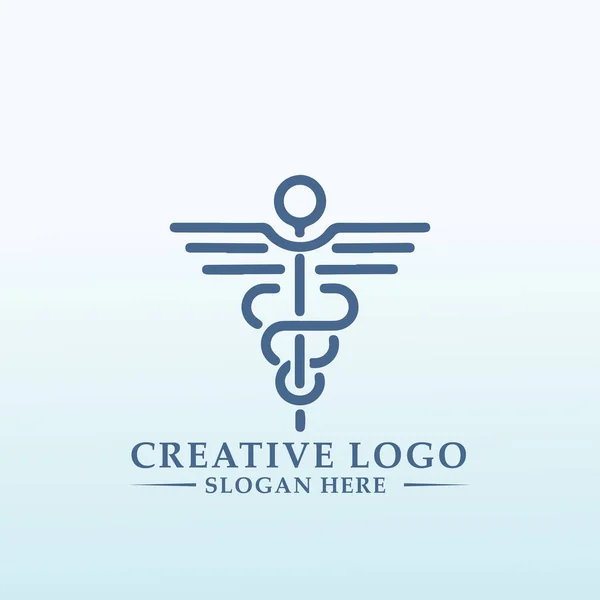 Logotipo Para Una Empresa Inversión Asistencia Sanitaria — Archivo Imágenes Vectoriales