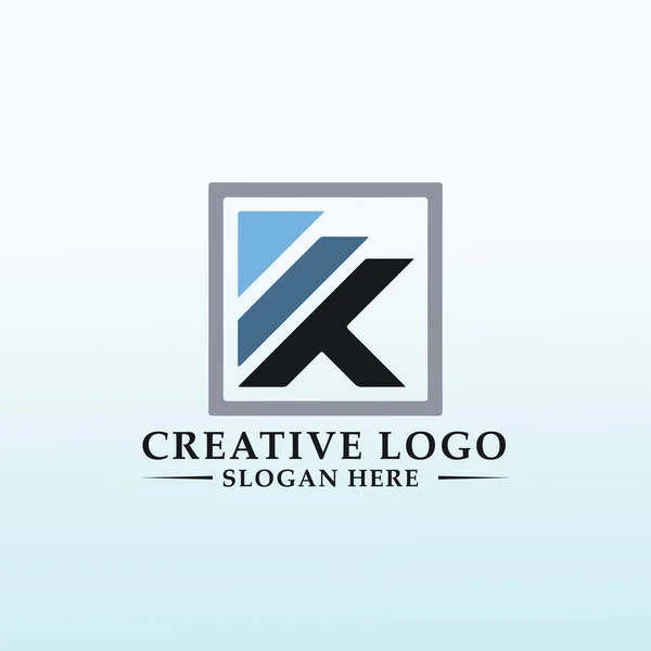 Diseño Logo Simple Idea Innovadora Finanzas — Archivo Imágenes Vectoriales