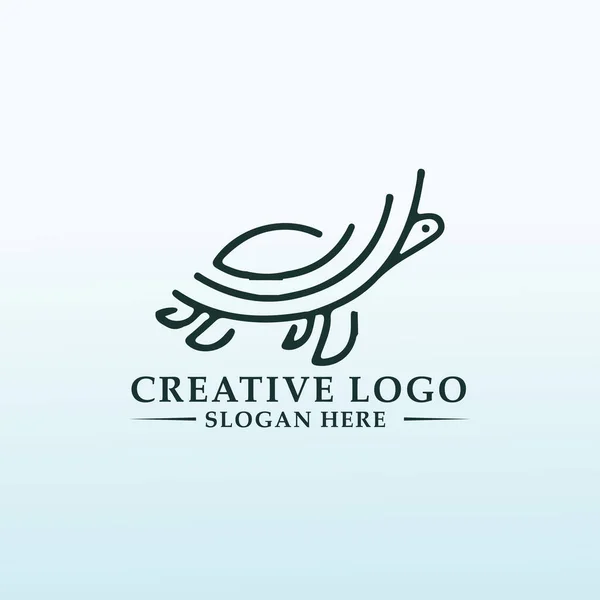 Логотип Черепашки Старт Інвестора — стоковий вектор
