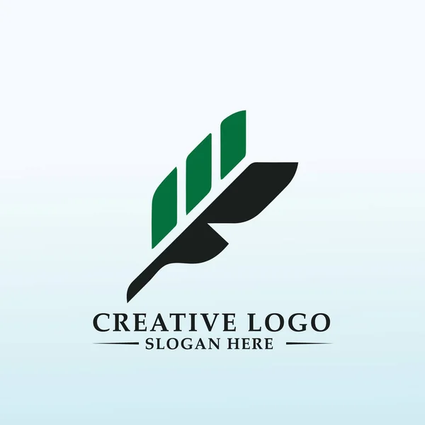 Entreprise Investissement Recherche Logo Design — Image vectorielle