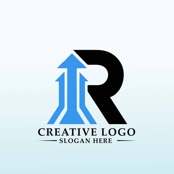 Rocket Necesita Nuevo Logotipo Inteligente — Archivo Imágenes Vectoriales