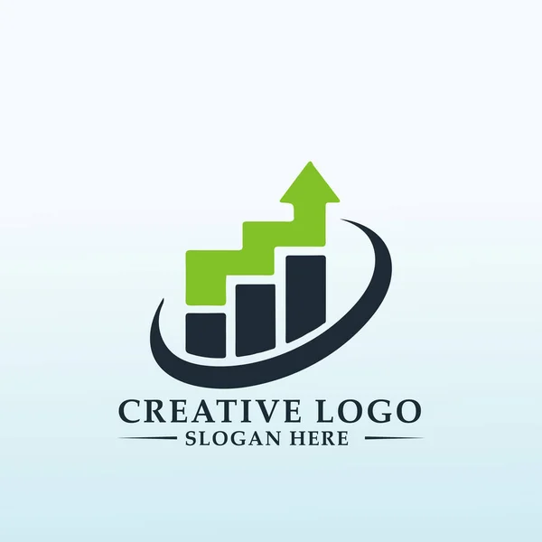 Logo Pour Services Investissement Planification Retraite Assurance Planification Financière — Image vectorielle