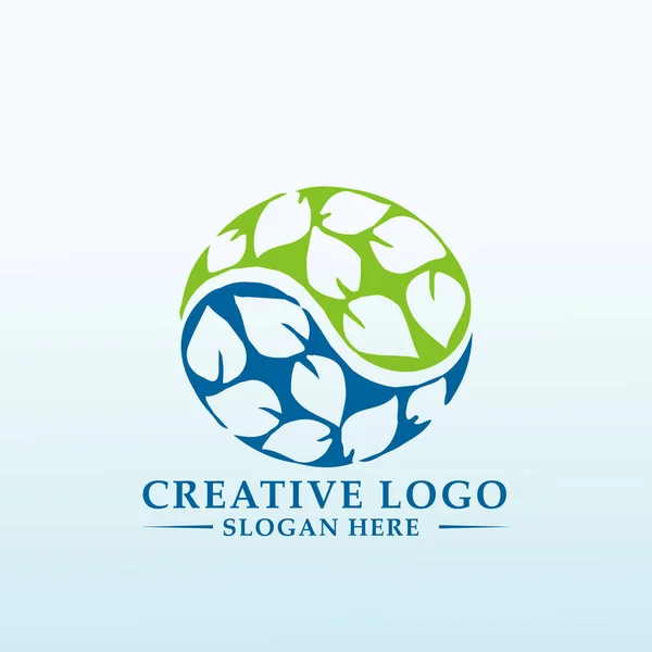 Projekt Logo Dla New Ground Ventures — Wektor stockowy