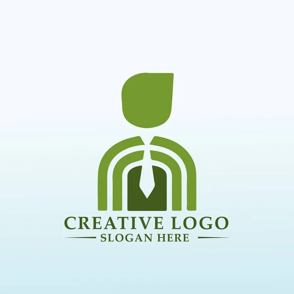 Логотип Співробітників Які Підключаються Роботи — стоковий вектор