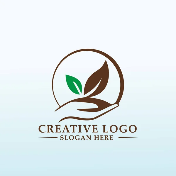 Nuevo Logotipo Para Empresa Líder Tecnología Agrícola — Archivo Imágenes Vectoriales
