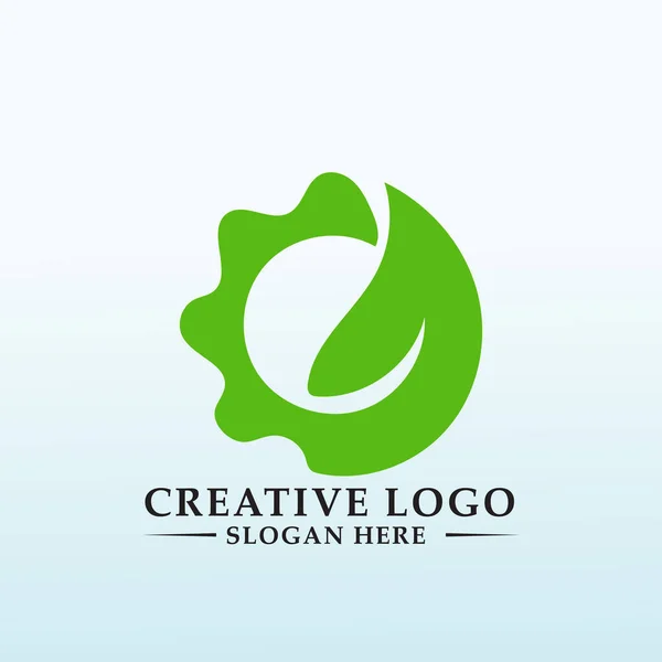 Logotipo Para Caber Representar Negócio Cultivo Manutenção Agrícola — Vetor de Stock