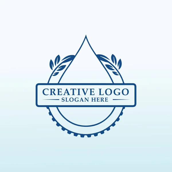 Logo Tarımsal Ekin Bakım Şirketini Temsil Ediyor — Stok Vektör