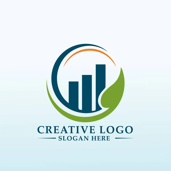 Логотип Інвестиційного Бізнесу Ферми Звернення Витончених Інвесторів — стоковий вектор