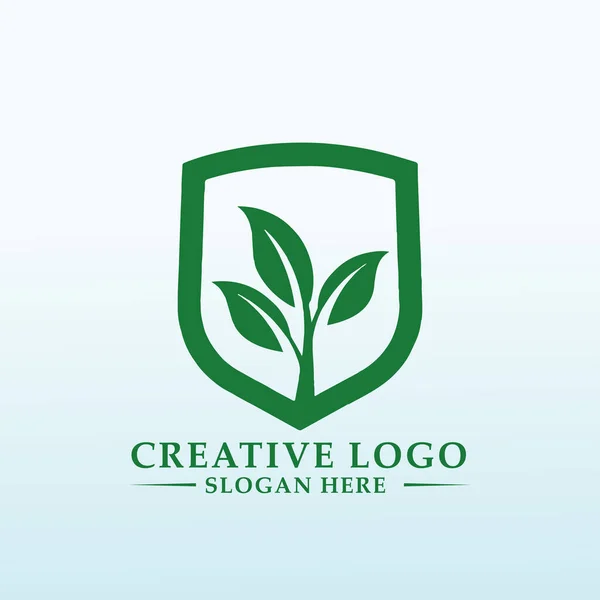 Logotipo Para Soluções Melhoramento Culturas — Vetor de Stock