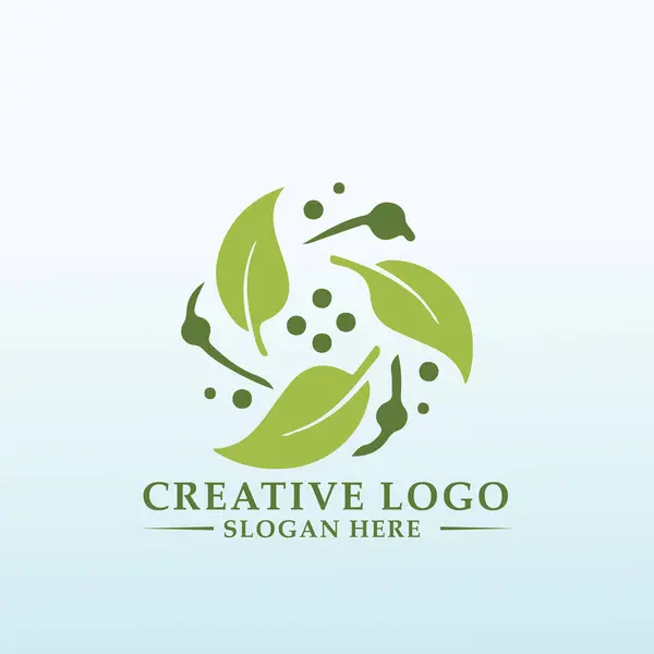 Science Computational Logo Design — Stock Vector