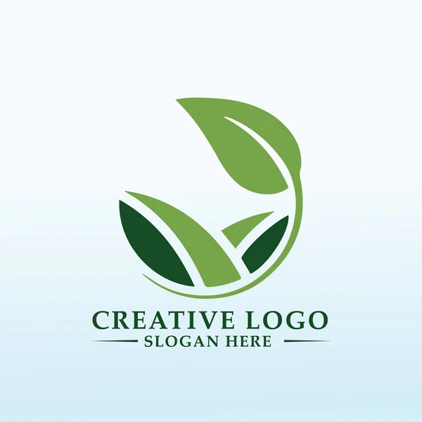 Concevoir Logo Pour Une Petite Ferme Transformant Les Déchets Alimentaires — Image vectorielle