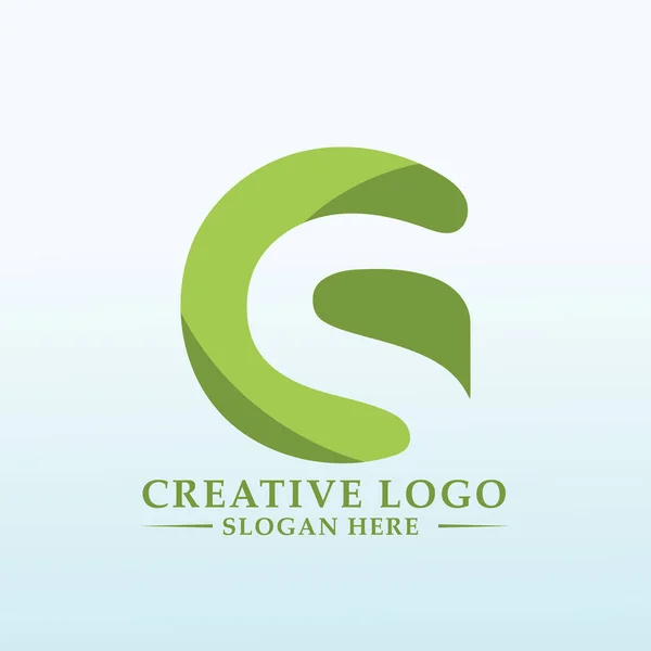 Logo Cbd Grower Design — Stock Vector