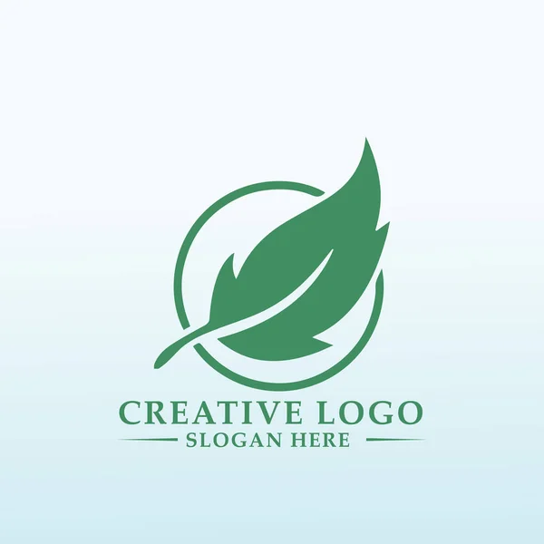 Yeni Çağ Tarım Tabanlı Şirket Logosu — Stok Vektör