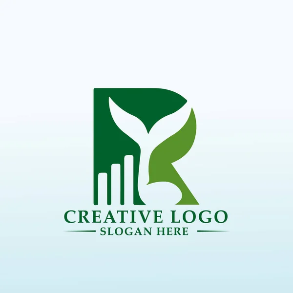 Inspirez Confiance Pour Logo Finance Analytique Des Données Lettre — Image vectorielle