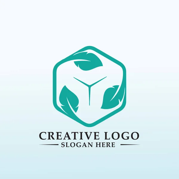 Bio Tech Start Concurso Design Logo — Vetor de Stock