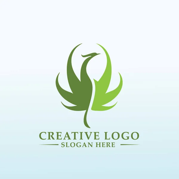 Création Logo Marque Cannabis — Image vectorielle