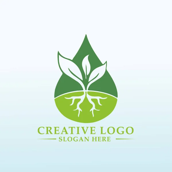Logotipo Para Consultoria Regenerativa Crescer —  Vetores de Stock