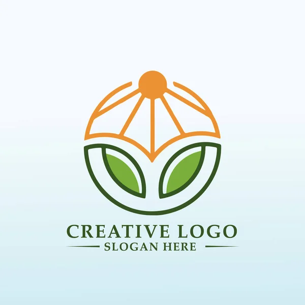 Diseñar Logotipo Moderno Para Nuestra Granja — Archivo Imágenes Vectoriales