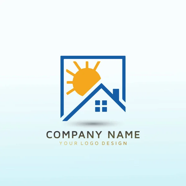 Design Logotipo Vetor Imobiliário —  Vetores de Stock