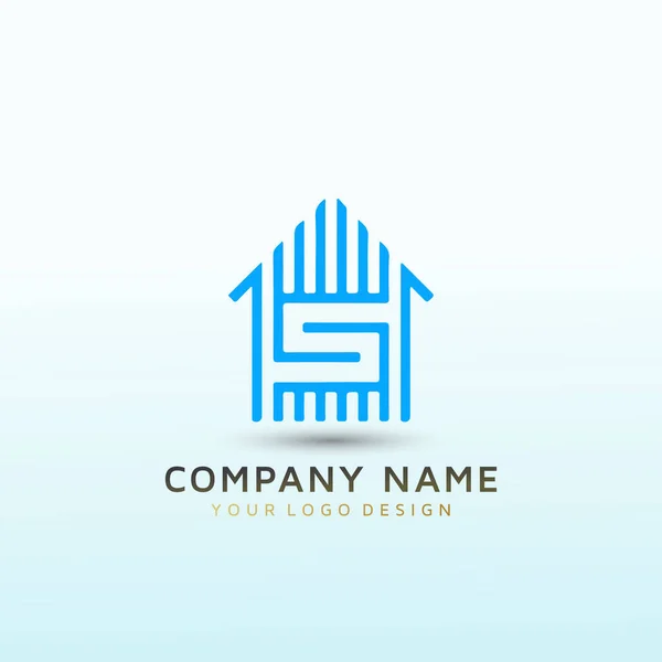 Вектор Нерухомості Дизайн Логотипу — стоковий вектор
