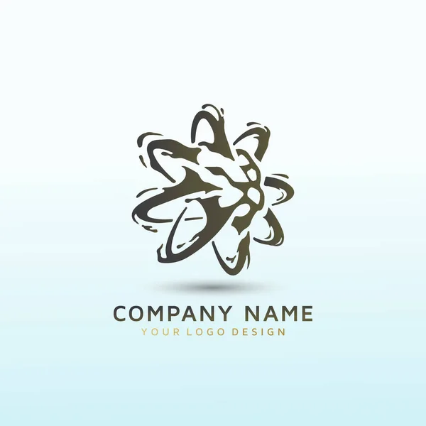 Masculine Unique Logo Design Lion — Stock Vector