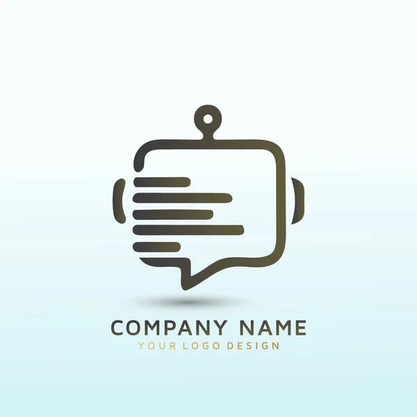 Tech Unternehmen Auf Der Suche Nach Einem Neuen Logo Für — Stockvektor