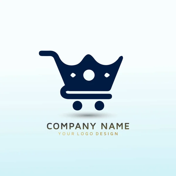 Design Logotipo Ícone Comércio Eletrônico Varejo — Vetor de Stock