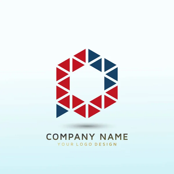 Logotipo Para Empresa Design Software Carta —  Vetores de Stock