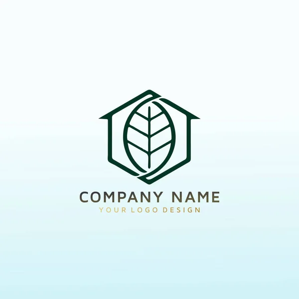 Neues Logo Für Erneuerung Des Immobiliengeschäfts — Stockvektor
