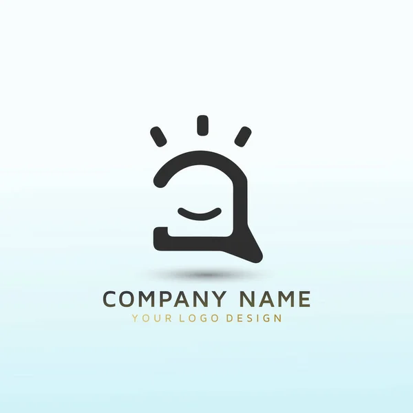 Voice Logo Design Dla Nowoczesnej Technologii Start — Wektor stockowy