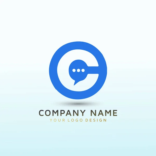 Röst Logotyp Design För Modern Tech Start — Stock vektor