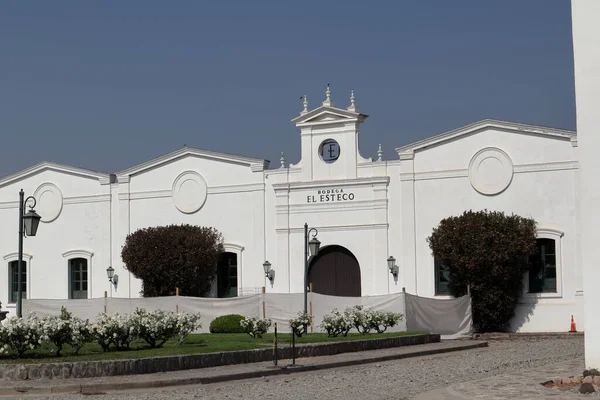 Cafayate Argentina Října 2022 Podrobnosti Budově Starého Koloniálního Výrobce Vína — Stock fotografie